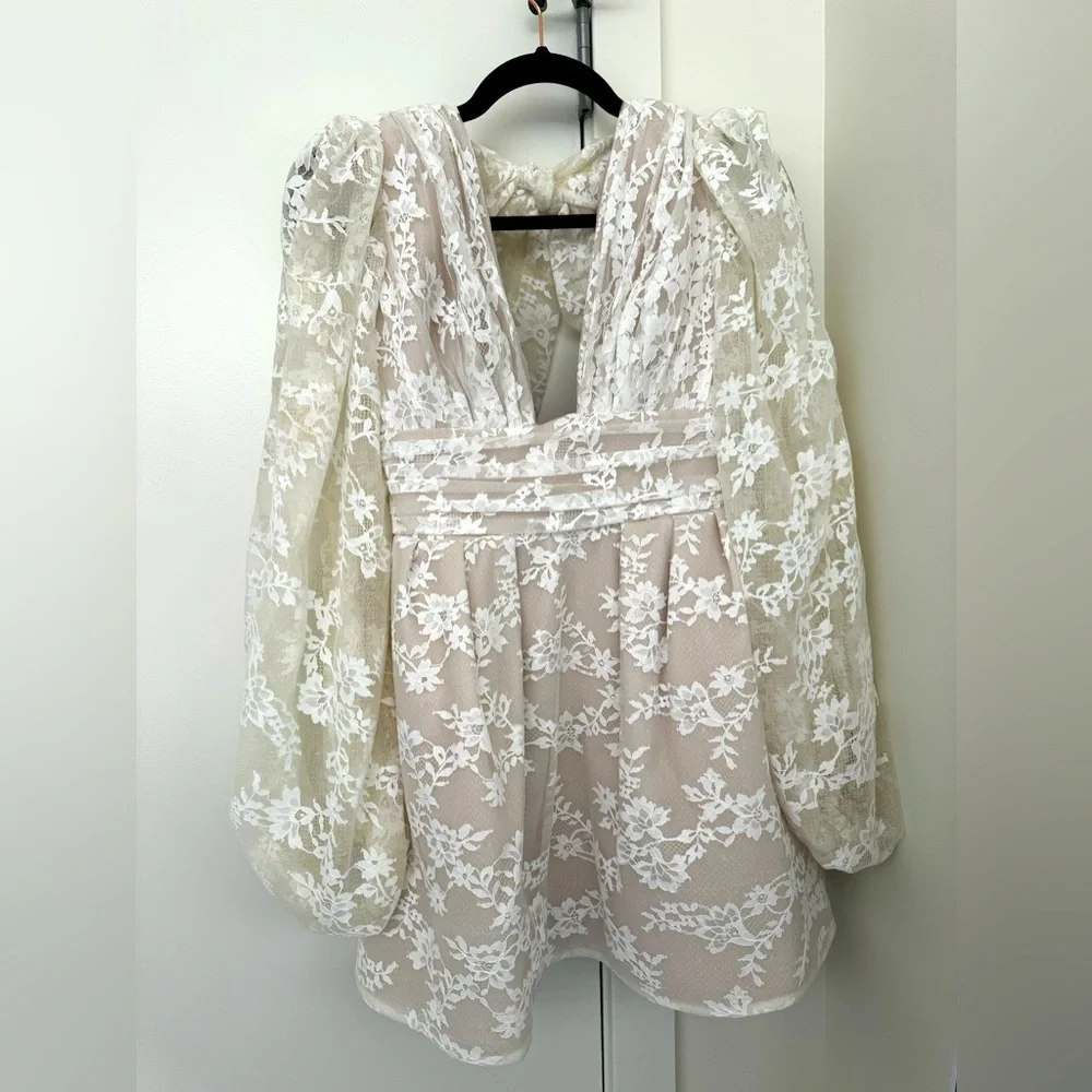 By Watters Meringue dress in Lace - Picture 4 of 6